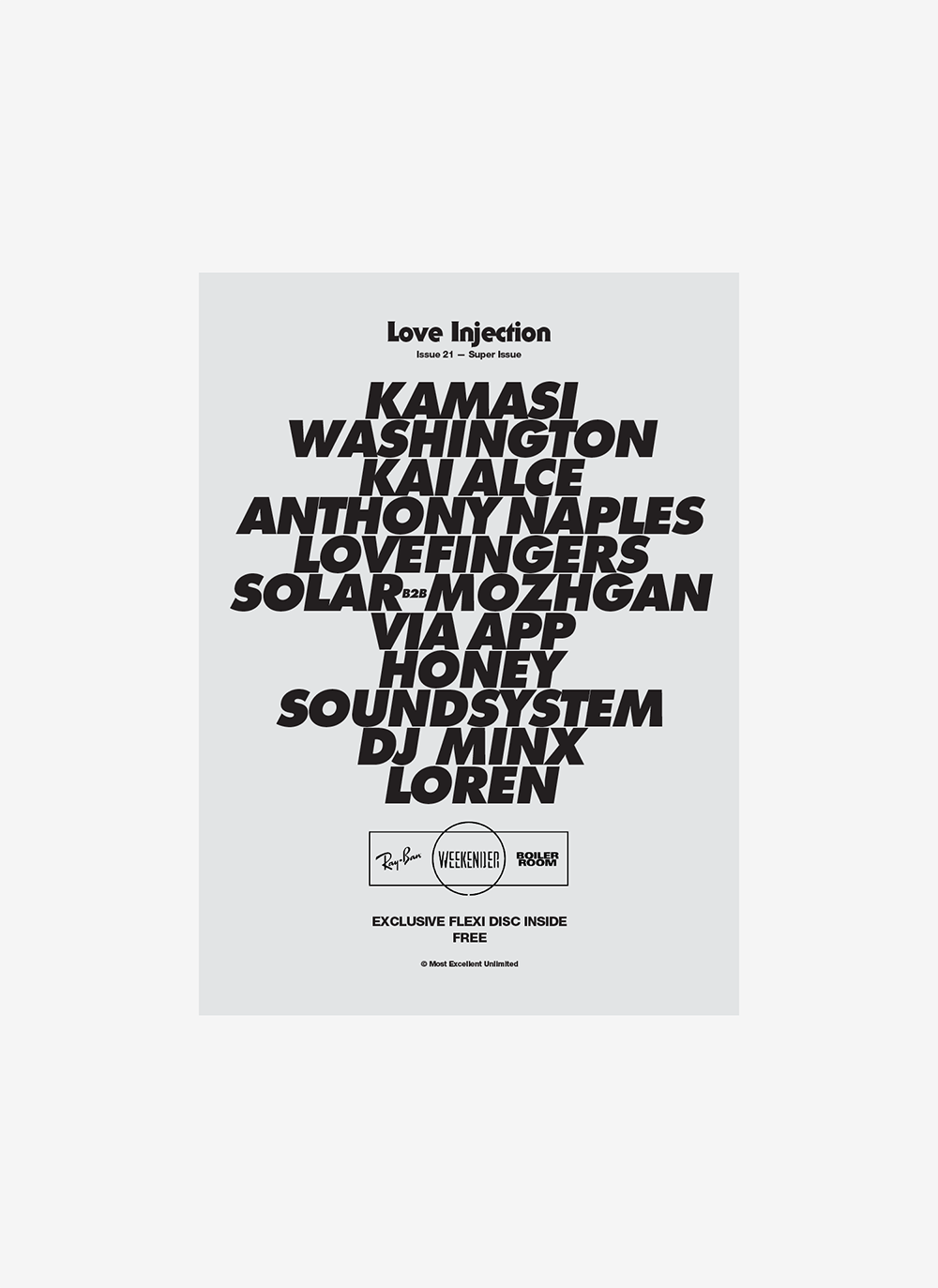 Love Injection Issue 21 — Love Injection Fanzine