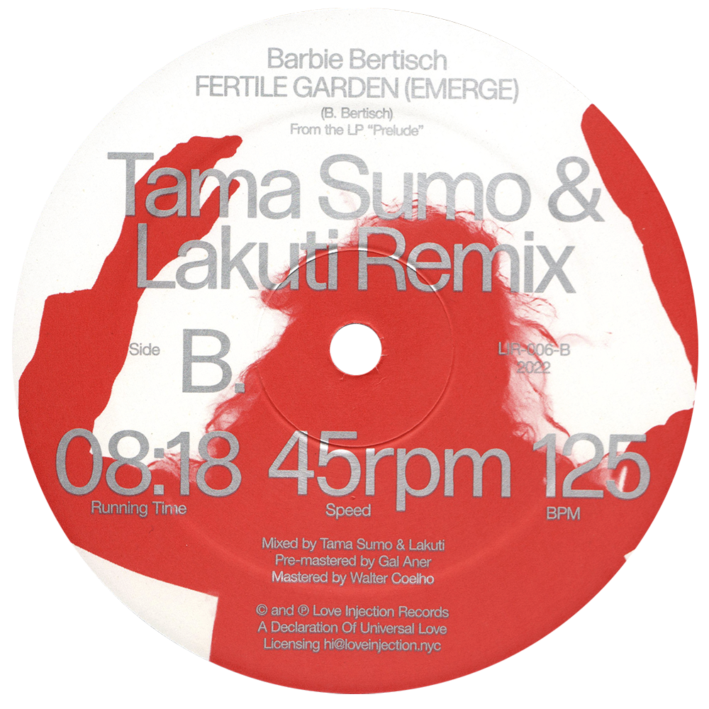 Barbie Bertisch, Prelude Remixes 12" Single Gene Tellem b/w Tama Sumo & Lakuti