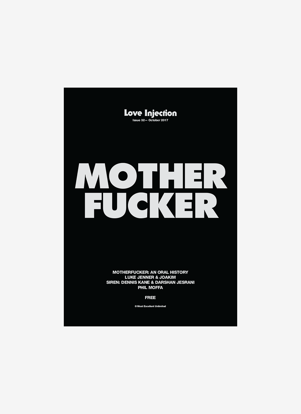 Magazine Injection Love Injection Issue 08 — Love Injection Fanzine