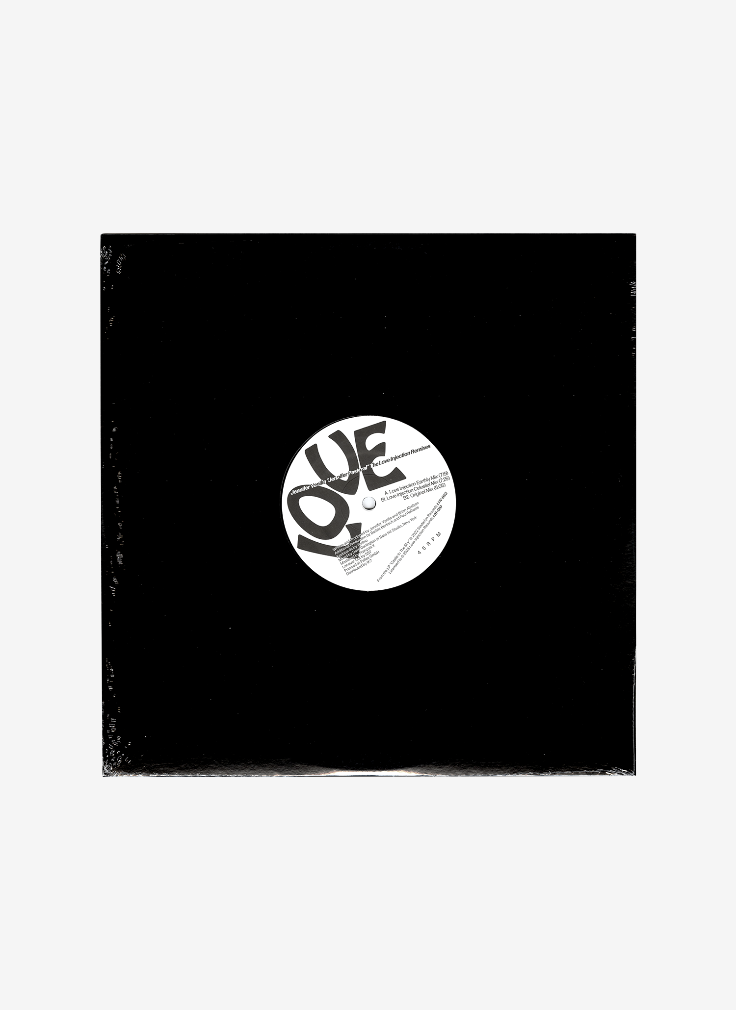 Jennifer Vanilla, Jennifer Pastoral (Love Injection Remixes) 12"