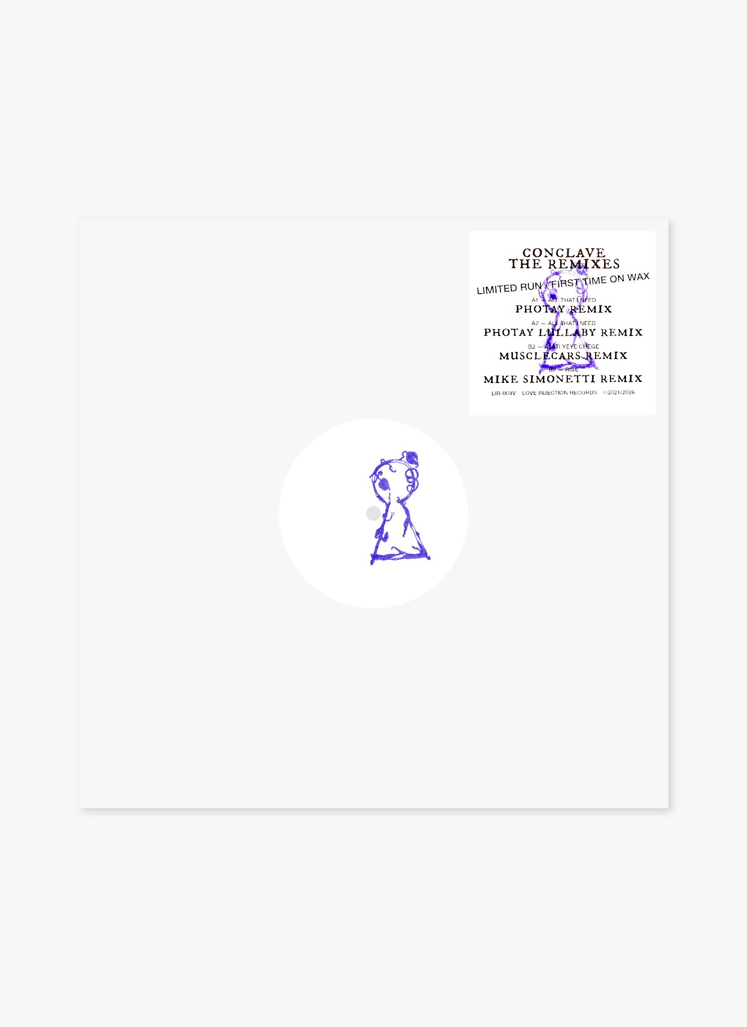 Conclave 12" Remix EP with Photay, musclecars, Mike Simonetti