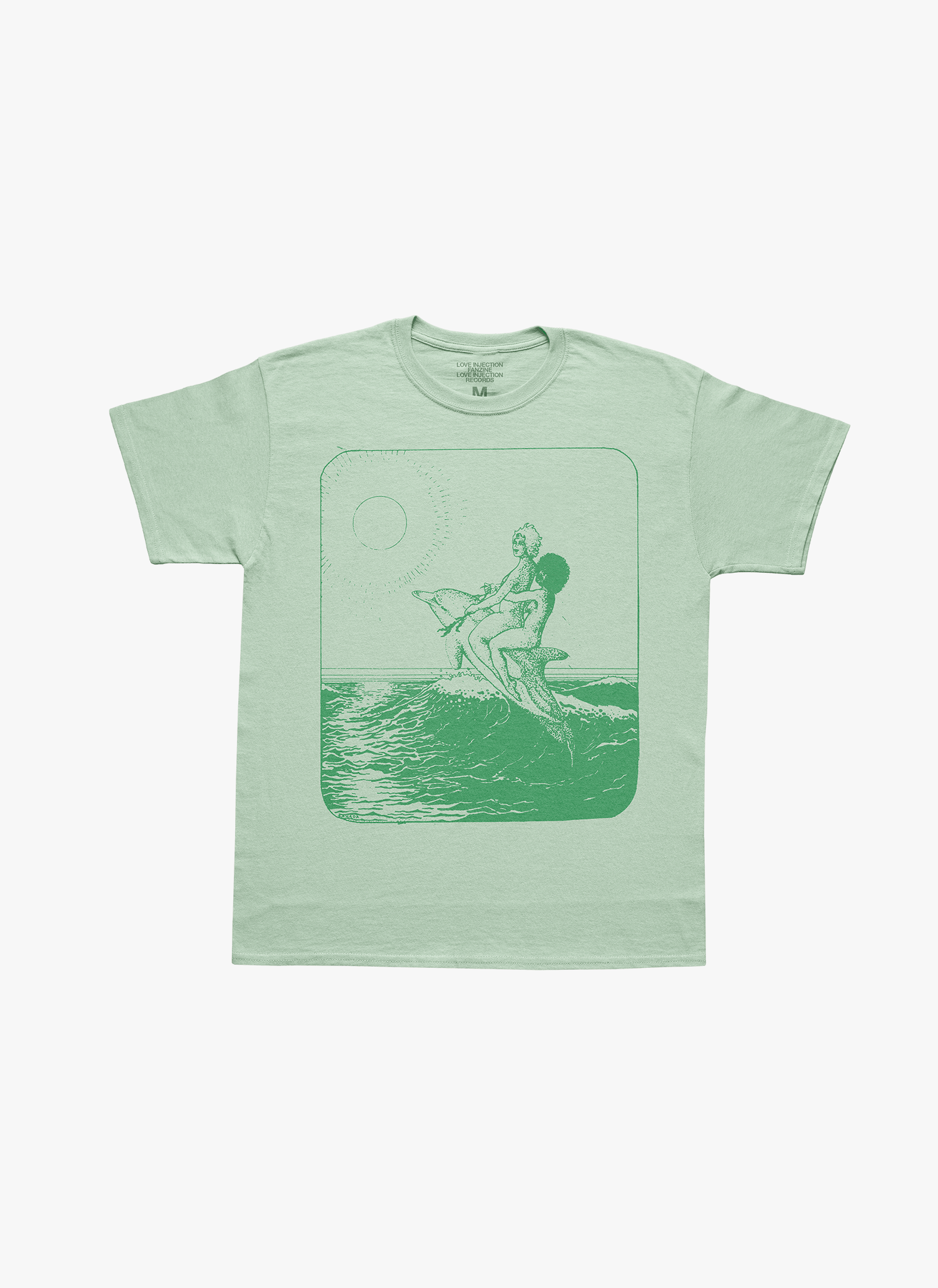 Love Injection Green Brigid Alliance Tee Front