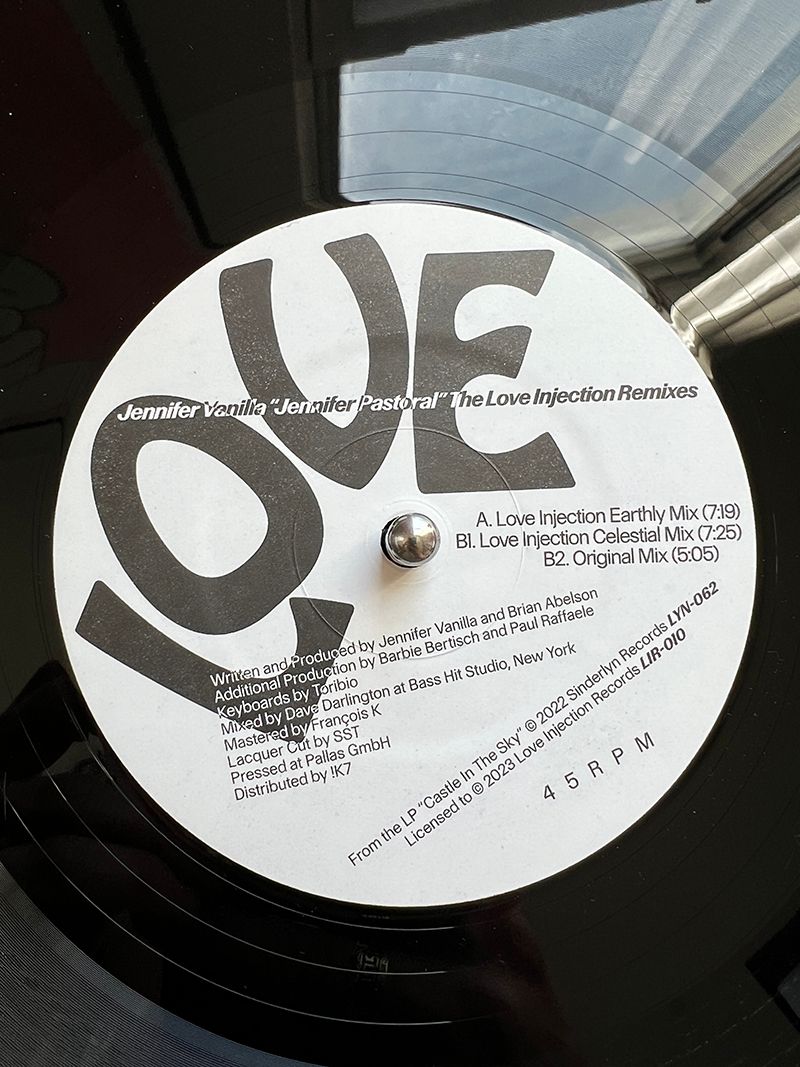 Jennifer Vanilla Love Injection Remixes