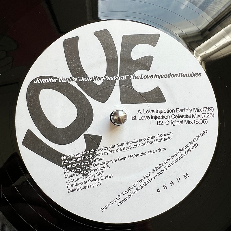 Jennifer Vanilla Love Injection Remixes