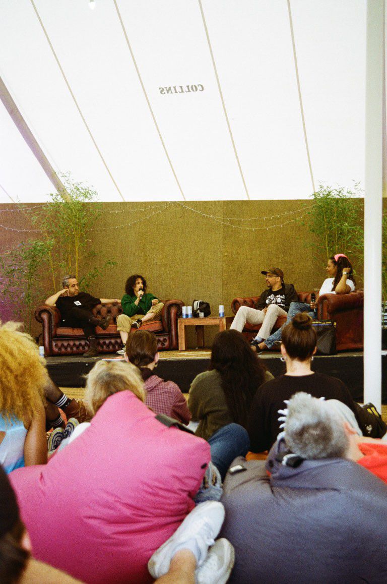 Wax Poetics in conversation featuring DJ Tara, DJ Amir, Love Injection at We Out Here 2023 in Dorset, UK