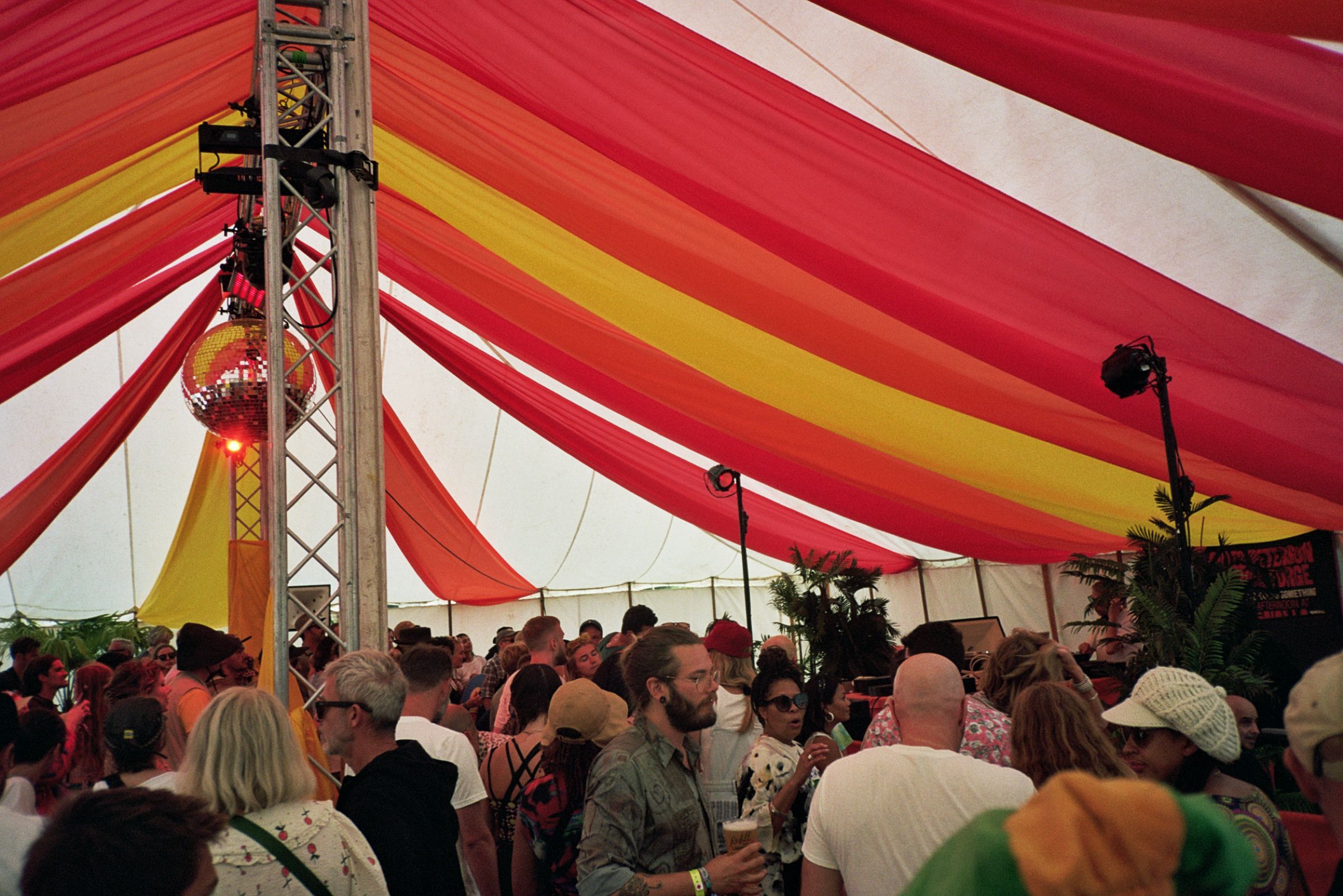 Gilles Peterson DJing the Dingwalls event Sunday at We Out Here 2023 in Dorset, UK