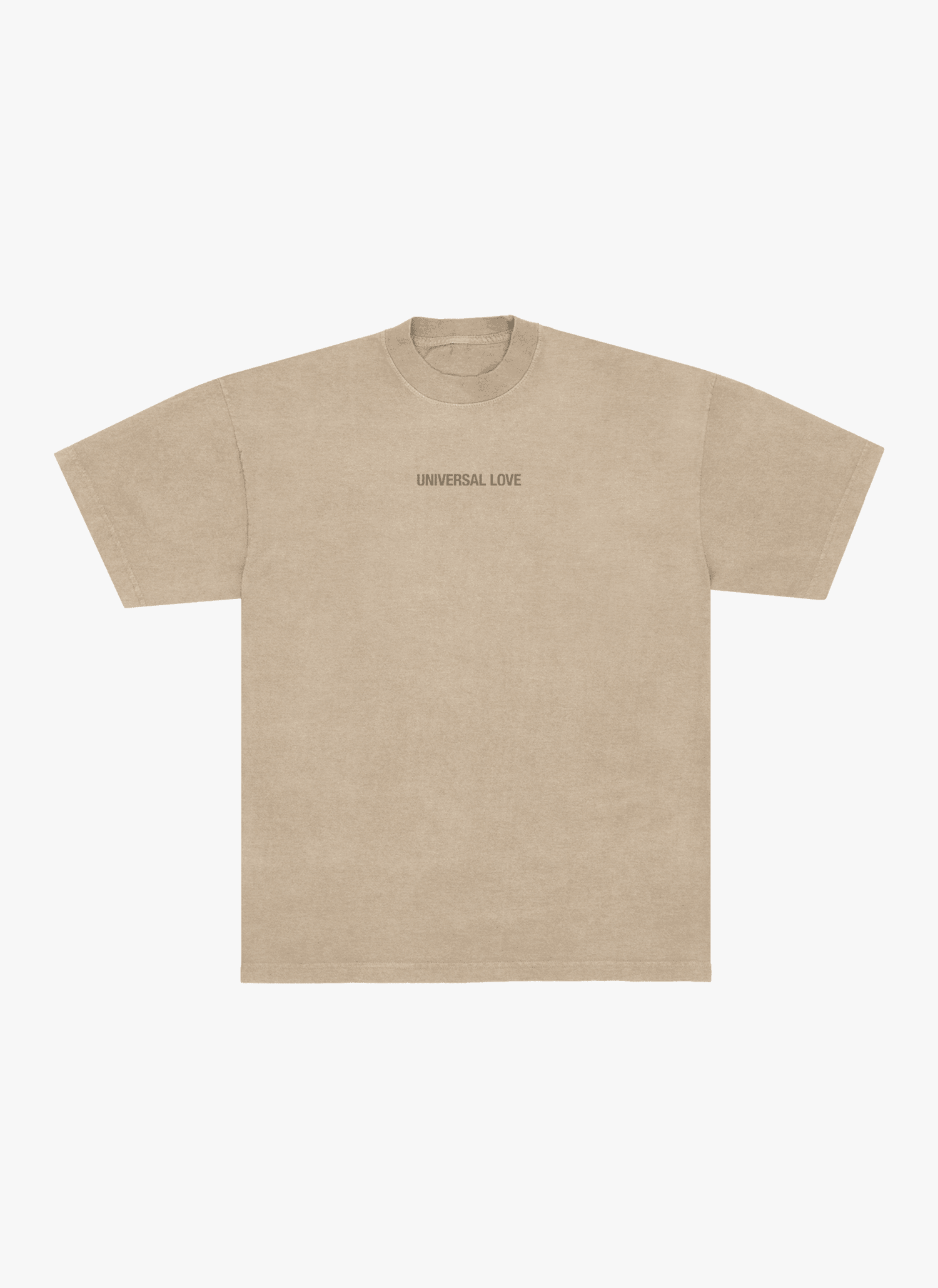 Universal Love Classic Love Injection Beige T-Shirt Front