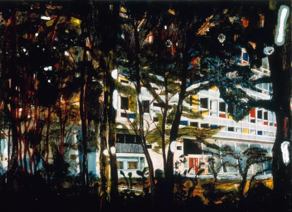 Cabin and House paintings