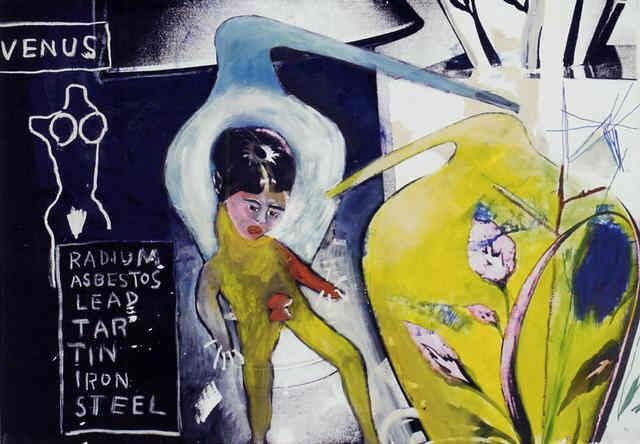 Collaboration Paintings with Francesco Clemente and Andy Warhol