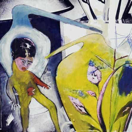 Collaboration Paintings with Francesco Clemente and Andy Warhol