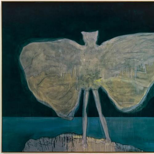 Man Dressed as Bat paintings