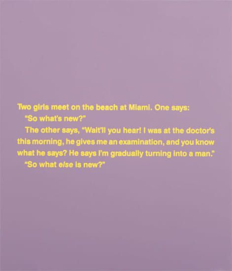 Monochromatic Joke Paintings