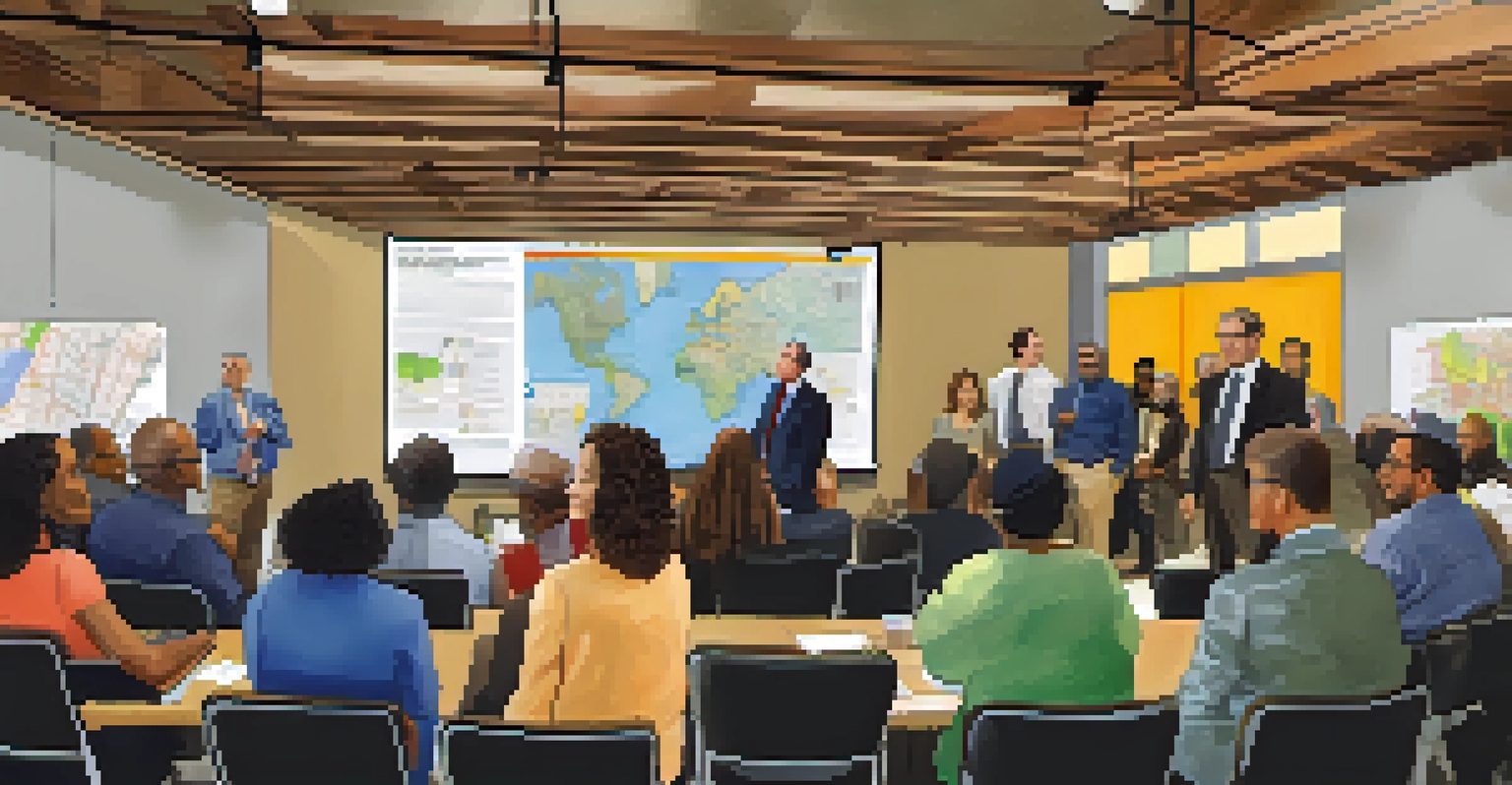 Residents and city planners engaged in a discussion about public transit improvements in Jersey City.