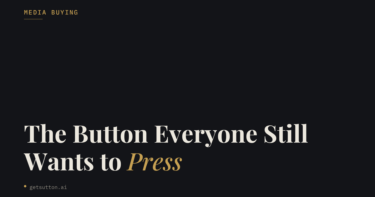 The Button Everyone Still Wants to Press