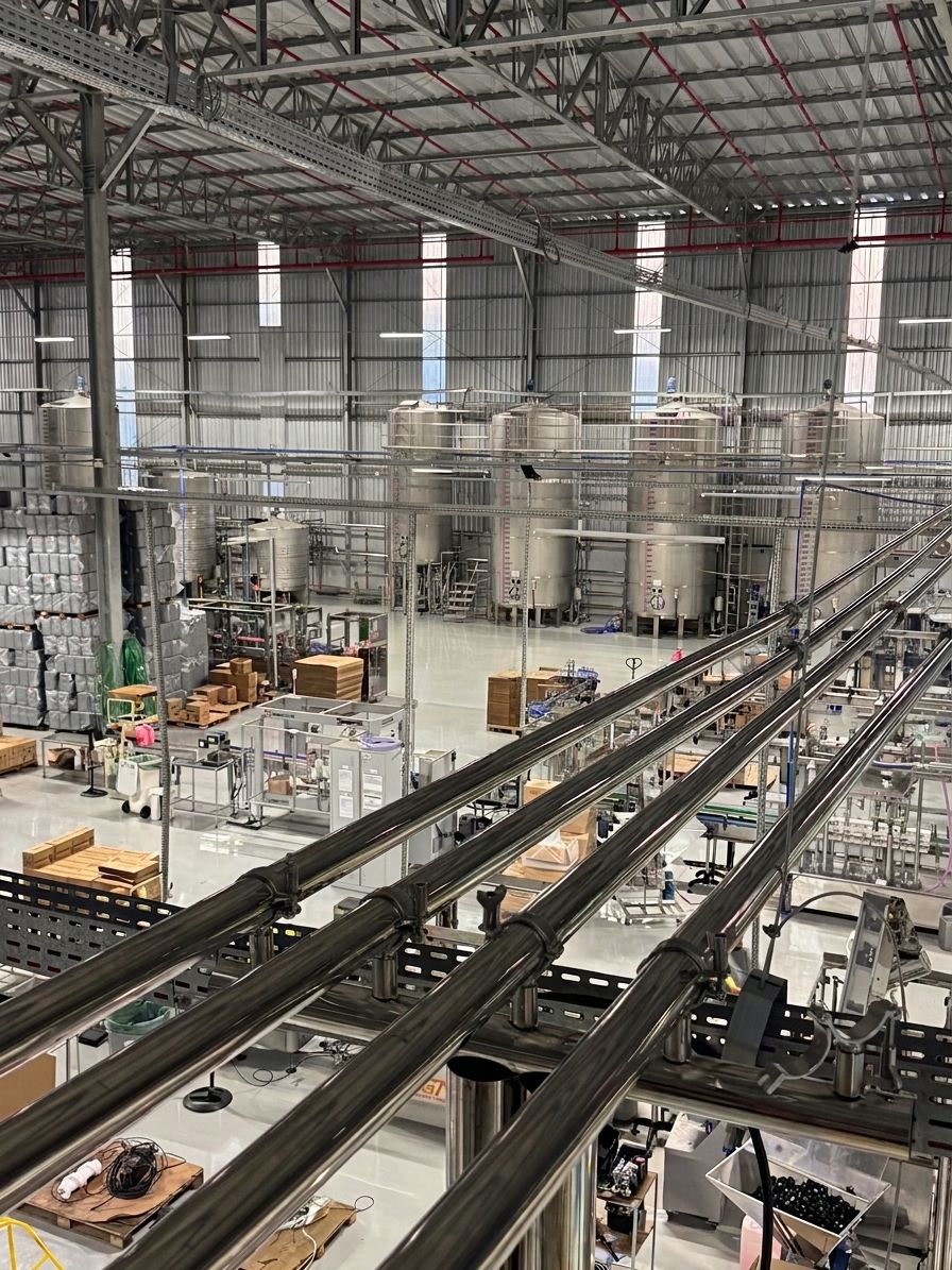 Tubulações de Inox