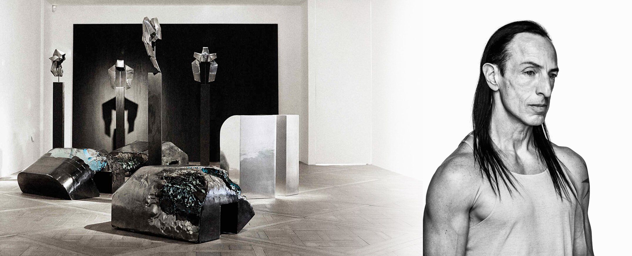 超希少本：修景芸術とハブリックスペース Rick Owens hits Carpenters Workshop Gallery with dramatic