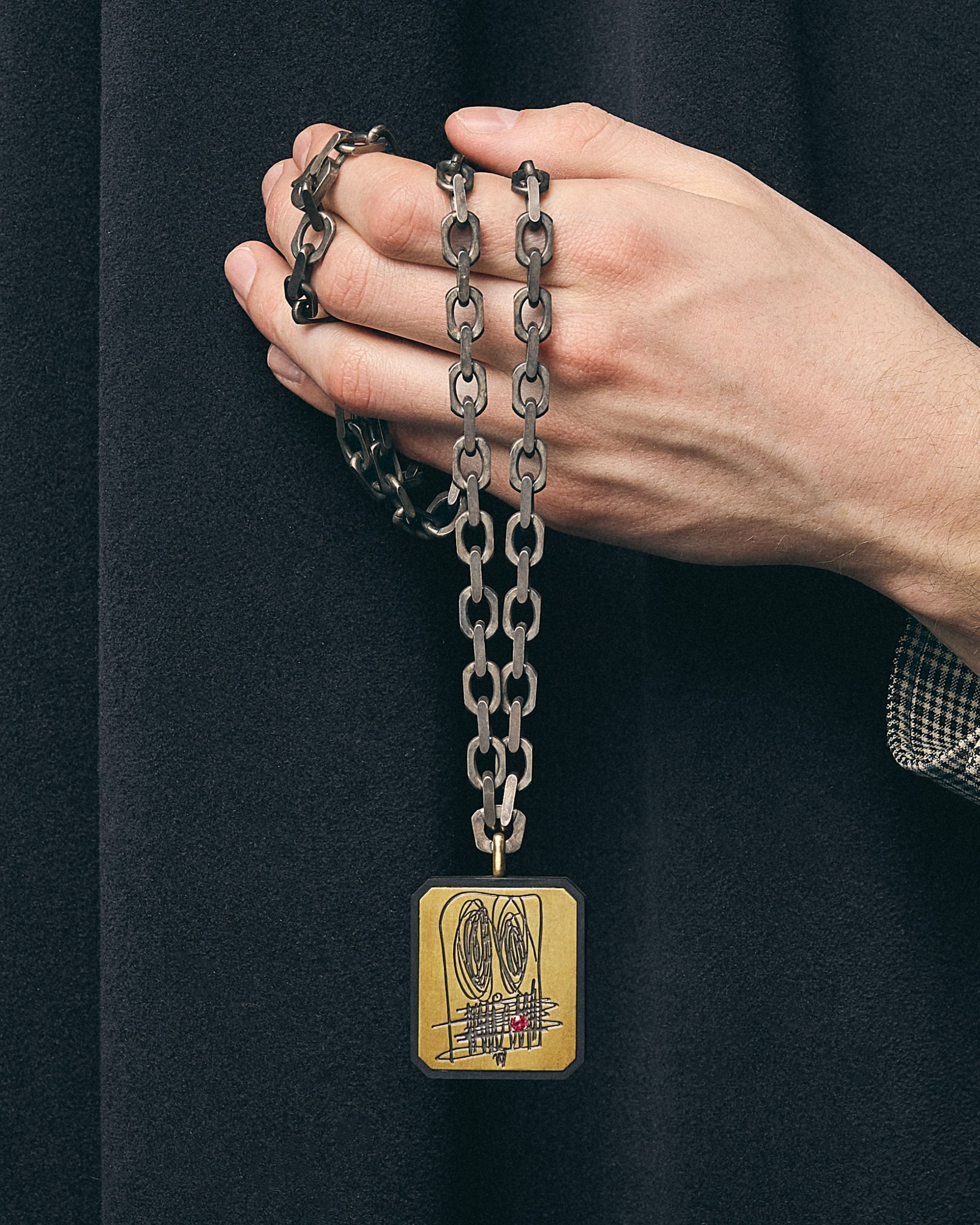 Anxious Men Military Tag Titanium | Carpenters Workshop Gallery