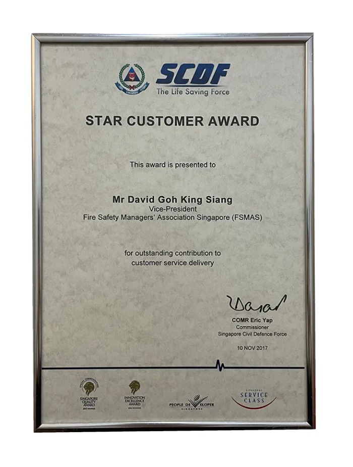 SCDF Star Customer Award