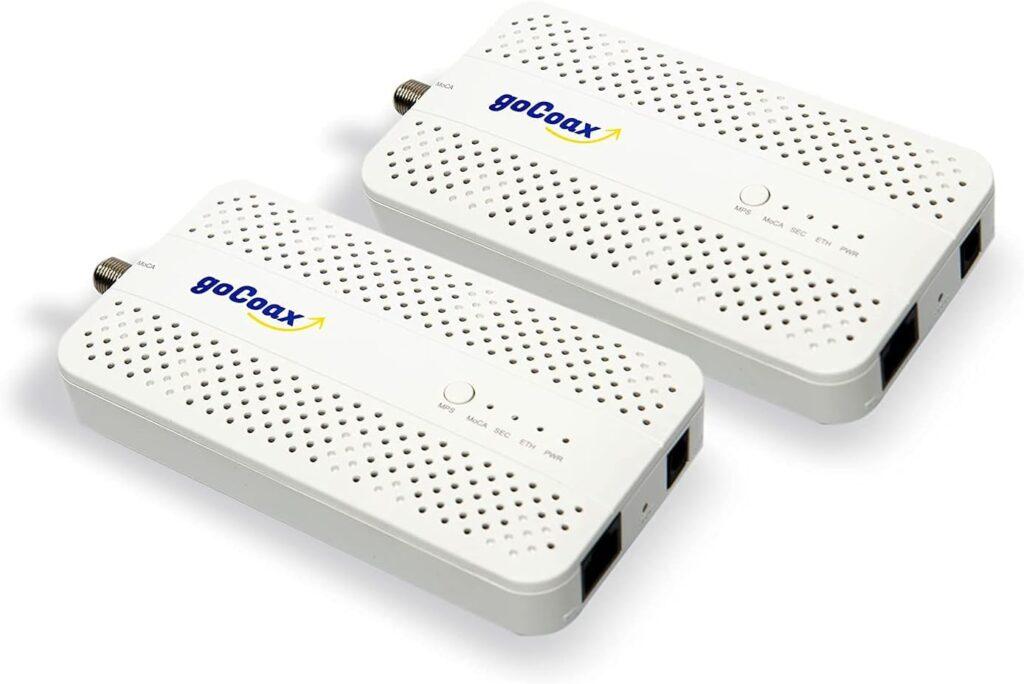 goCoax MoCA adapter with 2.5GbE ethernet port