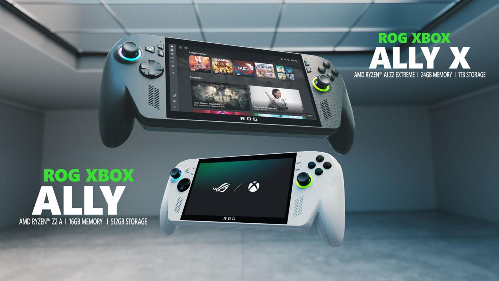Introducing the ROG Xbox Ally and Ally X: ROG and Xbox team up to deliver the best in handheld gaming