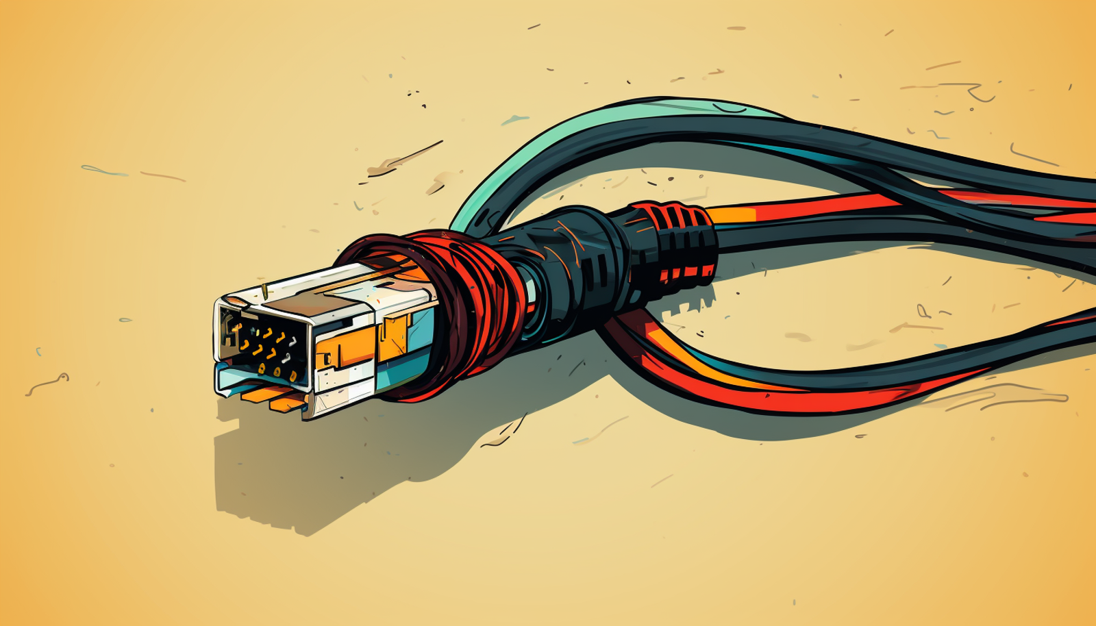 DOCSIS 4.0 ethernet cable art