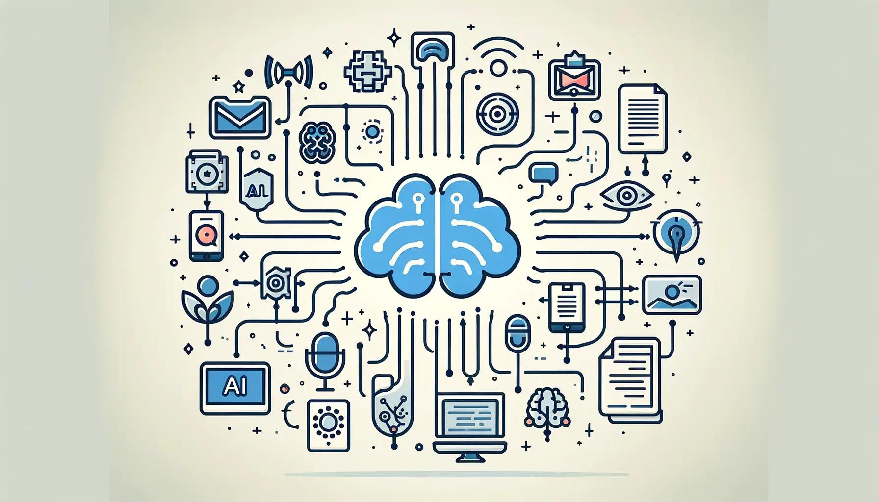Multimodal AI illustration