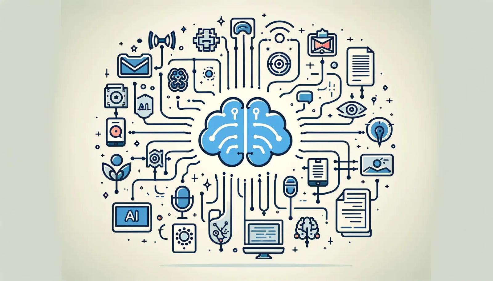 Multimodal AI illustration