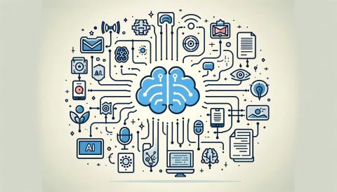 Multimodal AI illustration