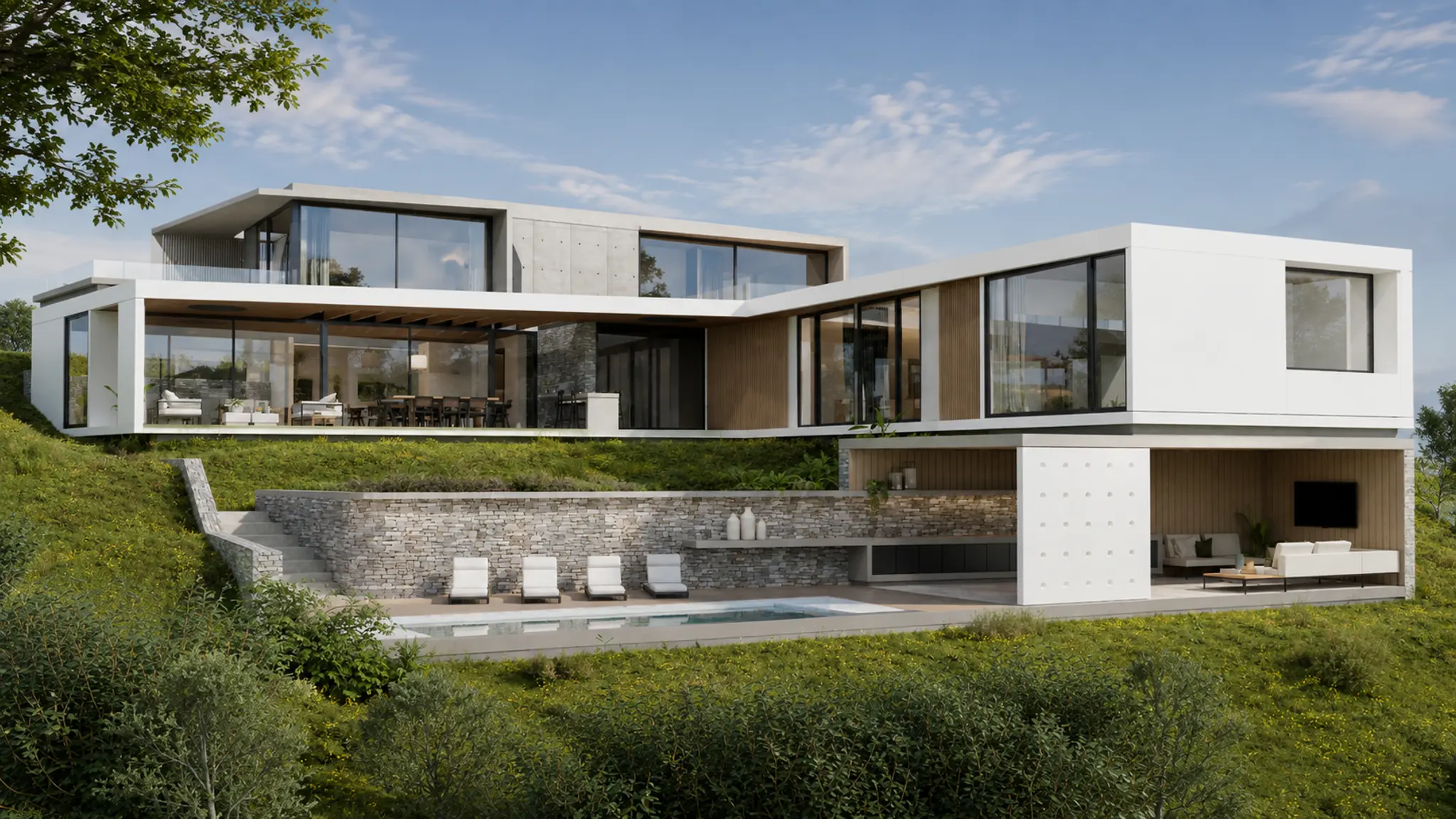Casa N - 1, house in Zapallar — Román y Basualto Architects