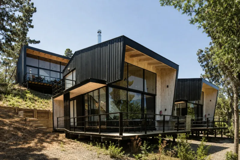 Cabañas Poliken — Román y Basualto Arquitectos