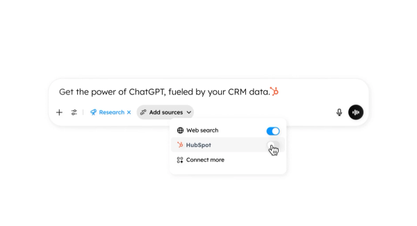 Nå kan du bruke ChatGPT til å analysere HubSpot-dataene dine