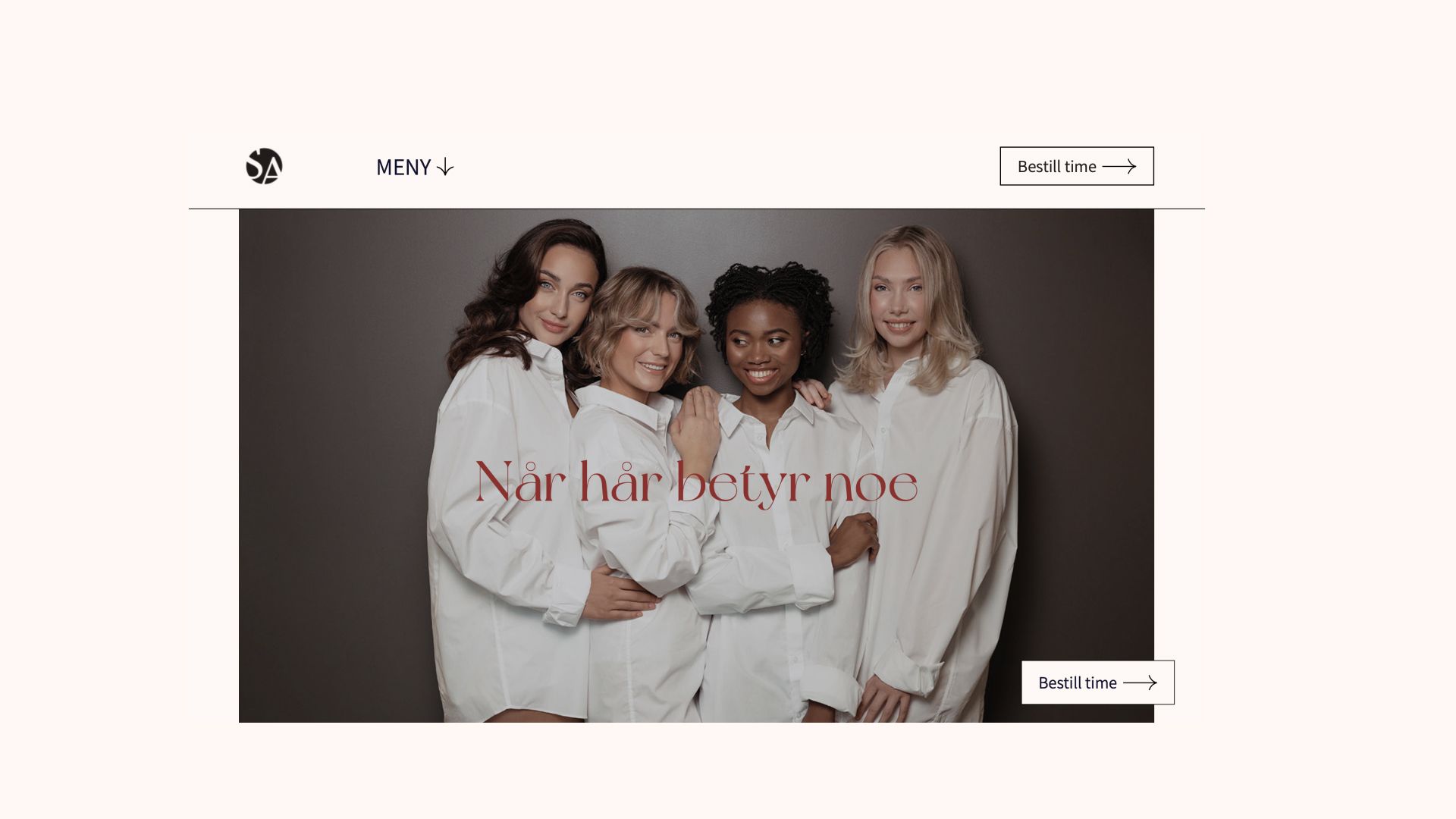 Ny nettside Studio Alf Frisører