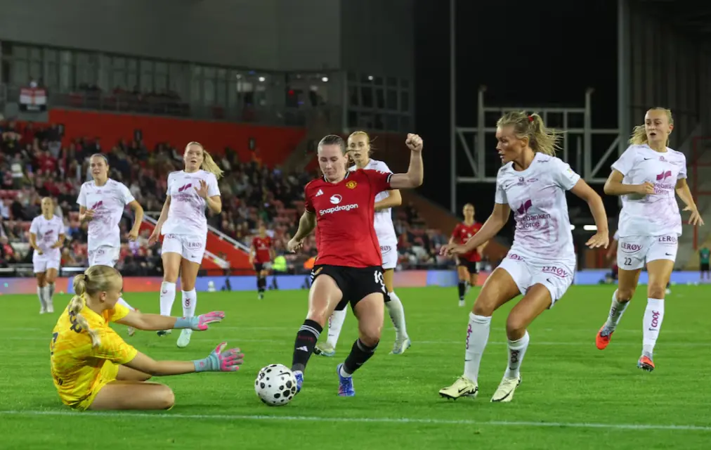 Terland Hat-Trick Propels Manchester United to First Women’s Champions League Qualification