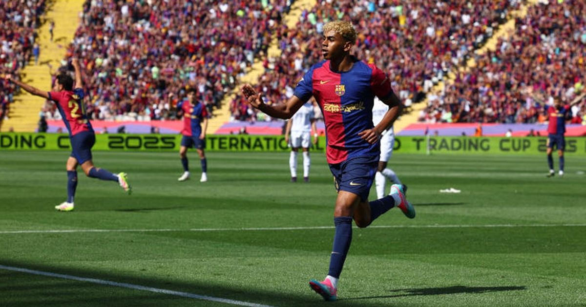 Lamine Yamal Channels Ronaldo and Mbappé in Iconic Celebration After Stunning El Clásico Goal