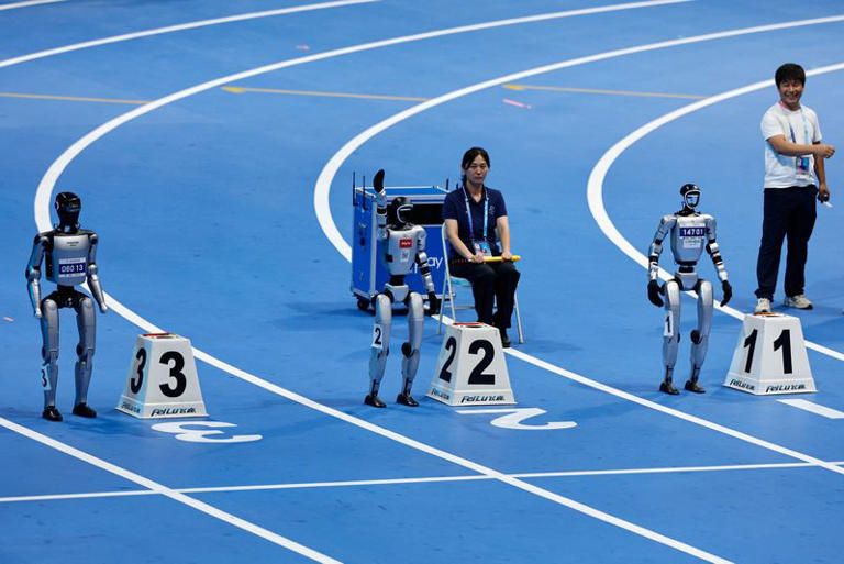 China’s Robot Olympics: Humanoids from 16 Nations Compete in Table Tennis, Football, Track