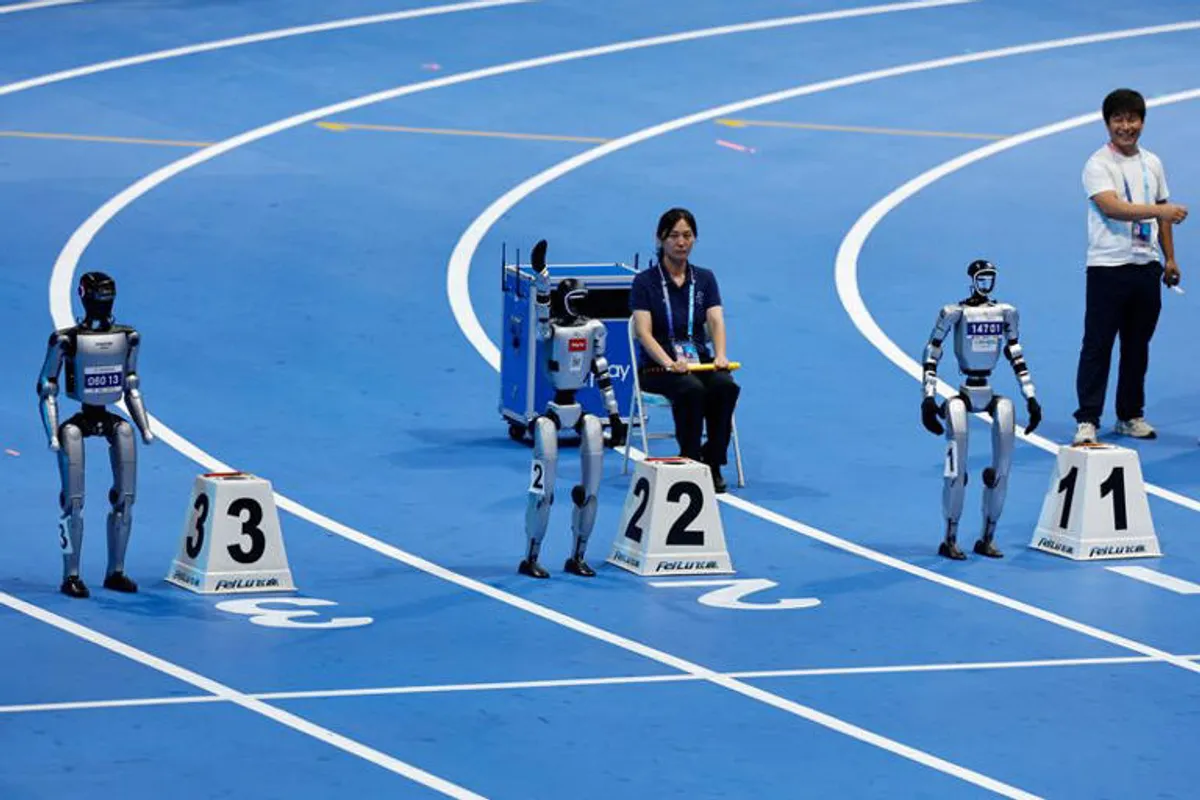 China’s Robot Olympics: Humanoids from 16 Nations Compete in Table Tennis, Football, Track