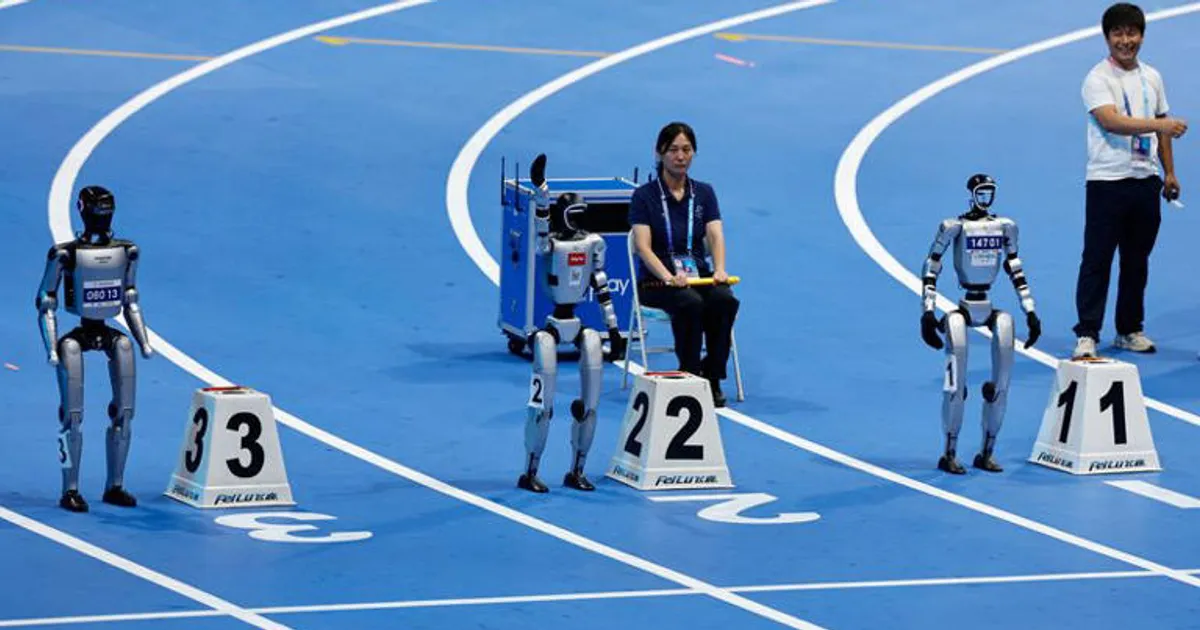 China’s Robot Olympics: Humanoids from 16 Nations Compete in Table Tennis, Football, Track