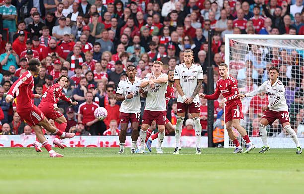 Liverpool’s Stunning Free-Kick Triumph Over Arsenal