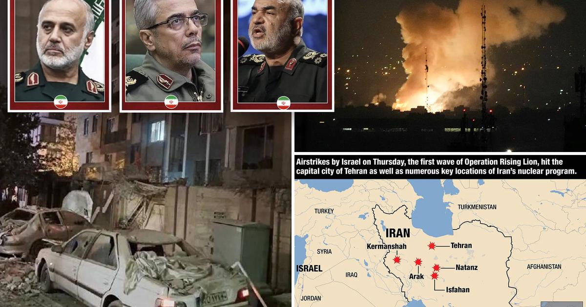 Israel Launches Unprecedented Strikes on Iran’s Nuclear Program and Military Leaders