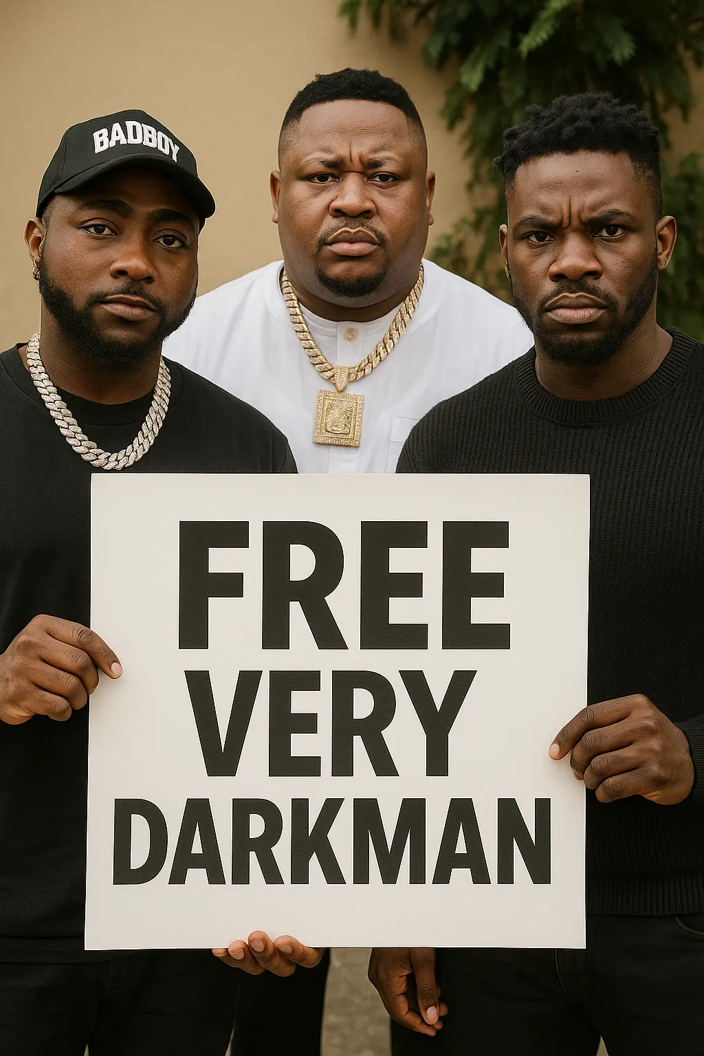 Davido, Cubana Chief Priest Call for Immediate Release of Activist VeryDarkMan