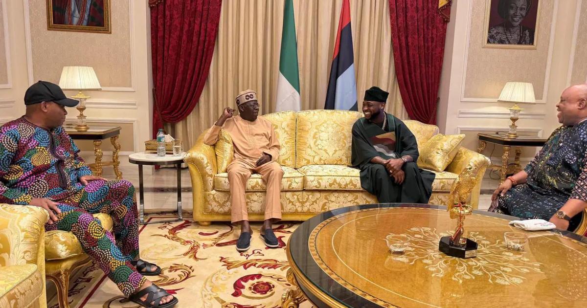 President Tinubu Hosts Governor Adeleke, Deji Adeleke, and Davido in Lagos
