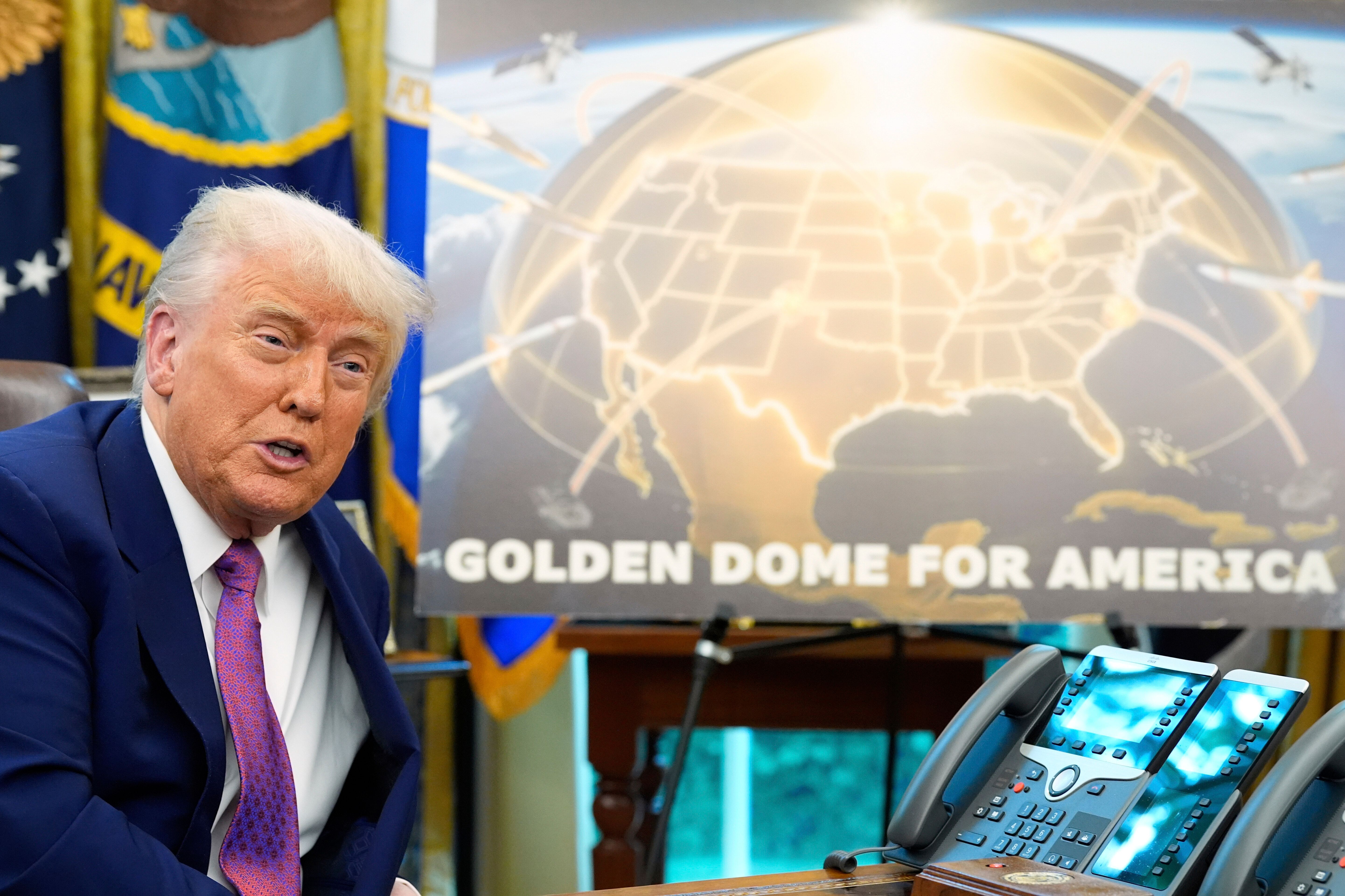 Trump Unveils $175 Billion 'Golden Dome' Missile Defense System Targeting Space-Based Threats