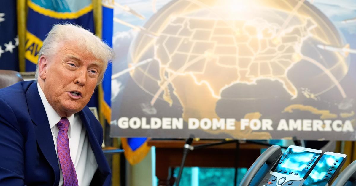 Trump Unveils $175 Billion 'Golden Dome' Missile Defense System Targeting Space-Based Threats
