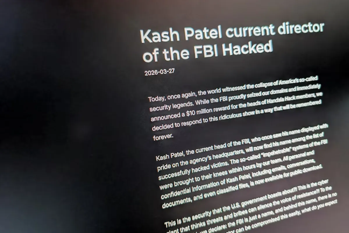 Iran-Linked Hackers Claim Breach of FBI Director’s Personal Email