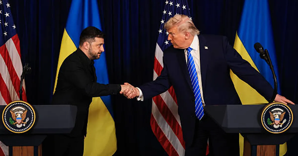 Zelenskiy Discusses U.S. Troop Presence in Ukraine Amid Peace Talks