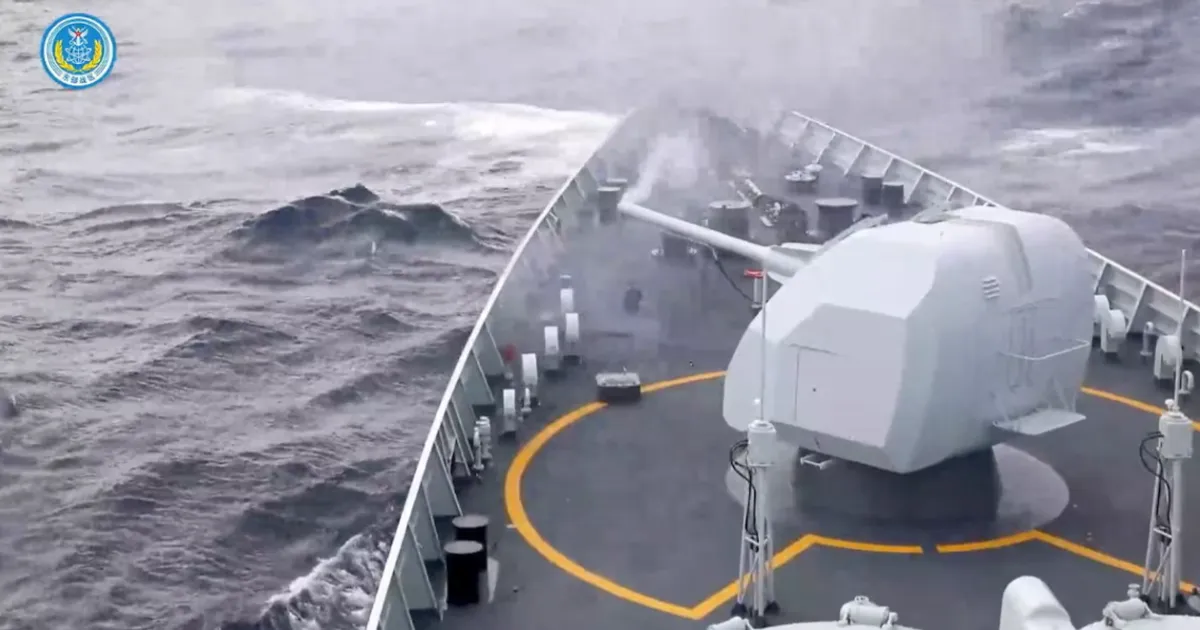 China Conducts Largest-Ever Live-Fire Military Drills Around Taiwan