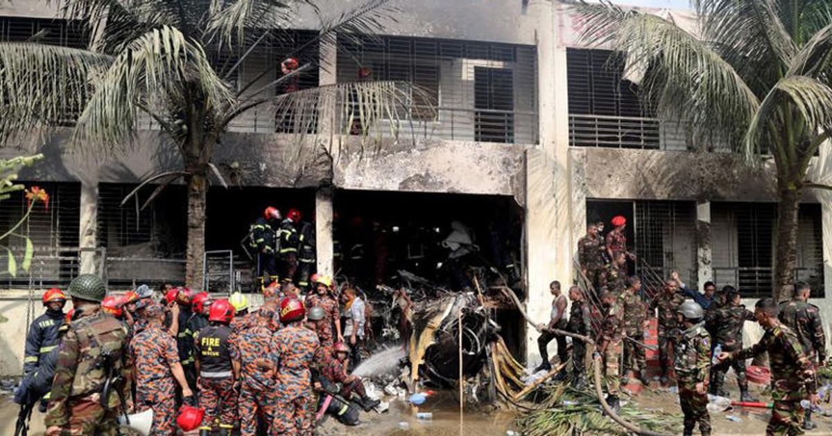 Bangladesh Air Force Jet Crash Kills 19 at Dhaka College Campus