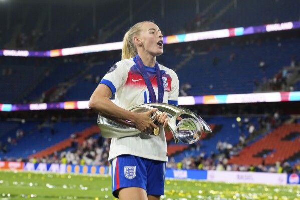 England Women 1-1 Spain Women (England win 3-1 on penalties): Chloe Kelly makes history again as Lionesses defend European title