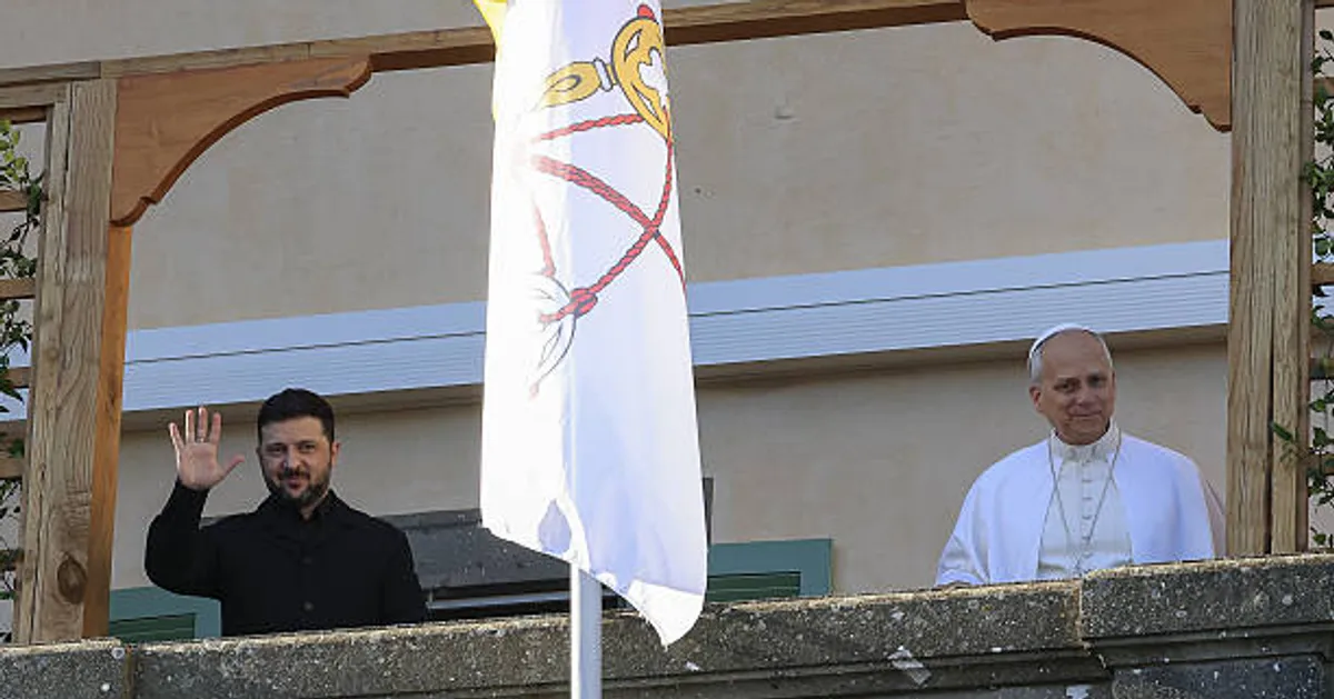 Pope Francis Urges Continued Dialogue After Meeting with Zelenskiy