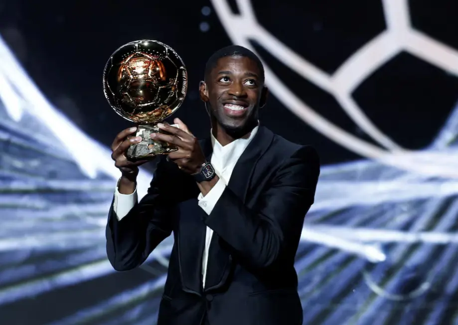 Dembélé Shines Bright as He Claims First Ballon d’Or in Paris